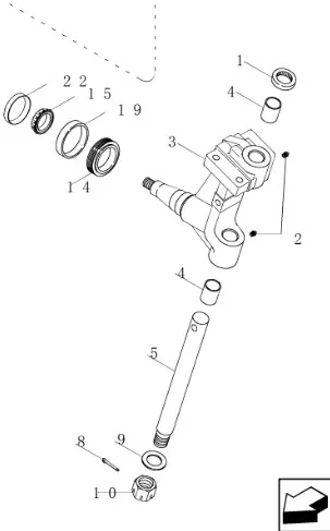 87531020 - Рулевой кулак